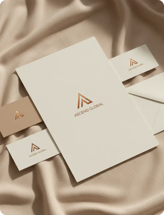 Ascend Global identity and stationery
